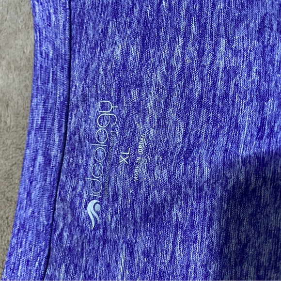 Women Sport Tee Extra Large XL Rapidry Tee Yoga Top Marled Purple T-Shirt - Picture 11 of 14